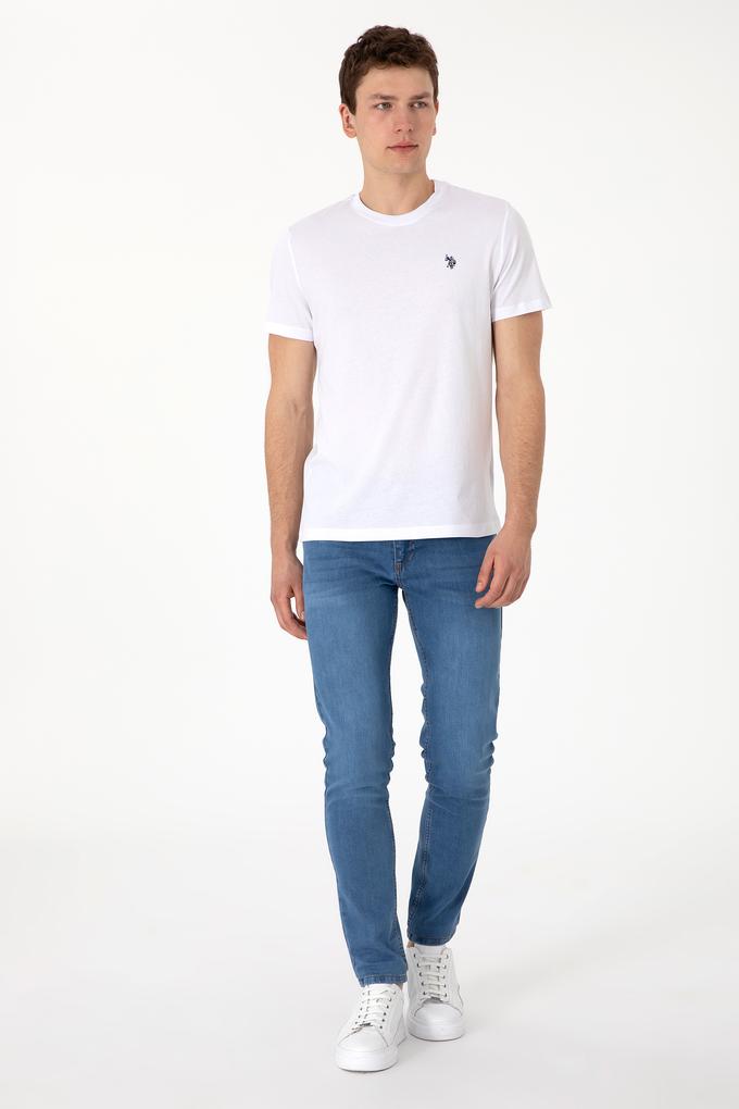 Erkek Açık Mavi Jean Pantolon