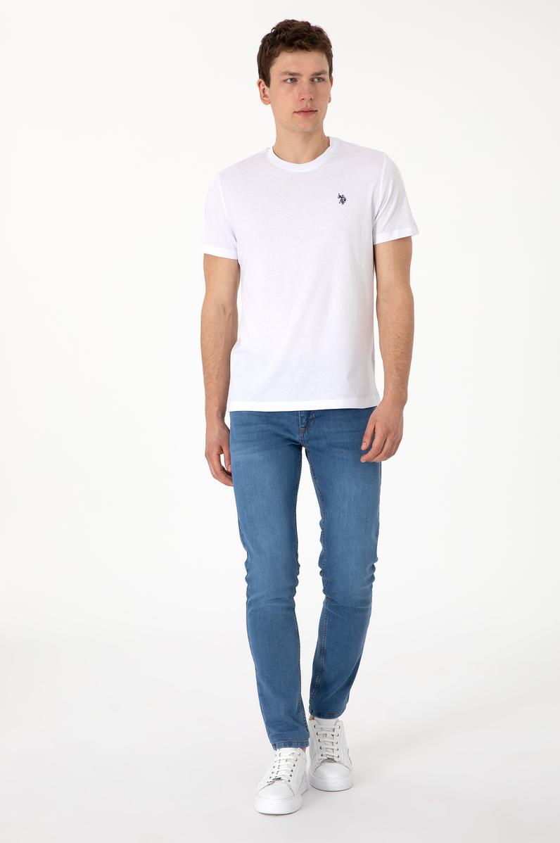 Erkek Açık Mavi Jean Pantolon