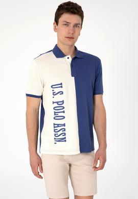 Erkek Regular Fit Polo Yaka Açık Lacivert Tişört - 50299841021