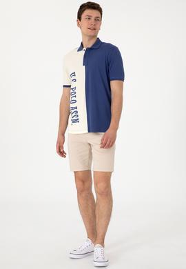 Erkek Regular Fit Polo Yaka Açık Lacivert Tişört - 50299841021