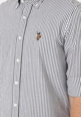 Erkek Koyu Haki Uzun Kollu Gömlek - 50299605018