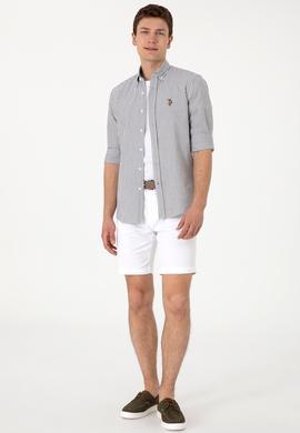 Erkek Koyu Haki Uzun Kollu Gömlek - 50299605018