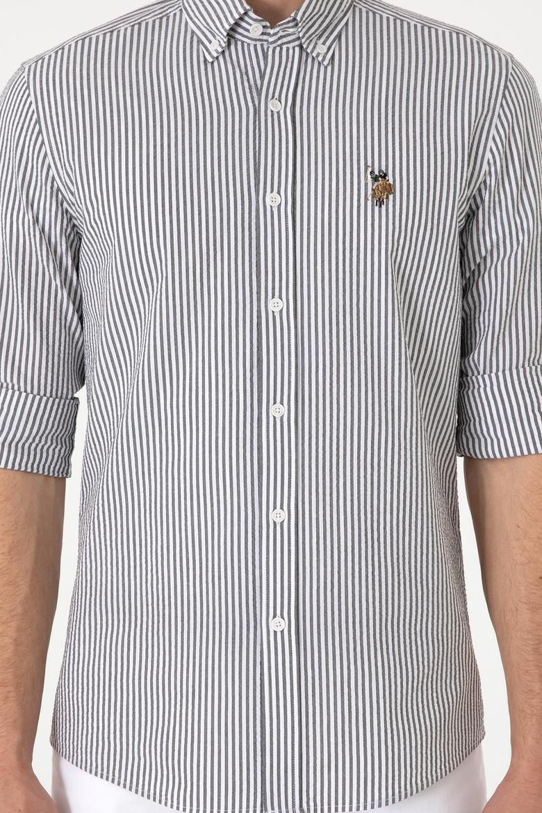 Erkek Koyu Haki Uzun Kollu Gömlek - 50299605018