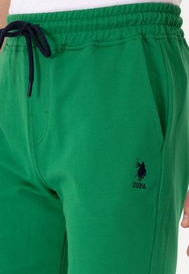 Erkek Yeşil Örme Şort - 50298062029