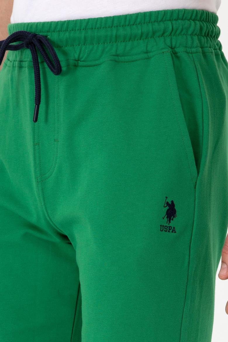 Erkek Yeşil Örme Şort - 50298062029