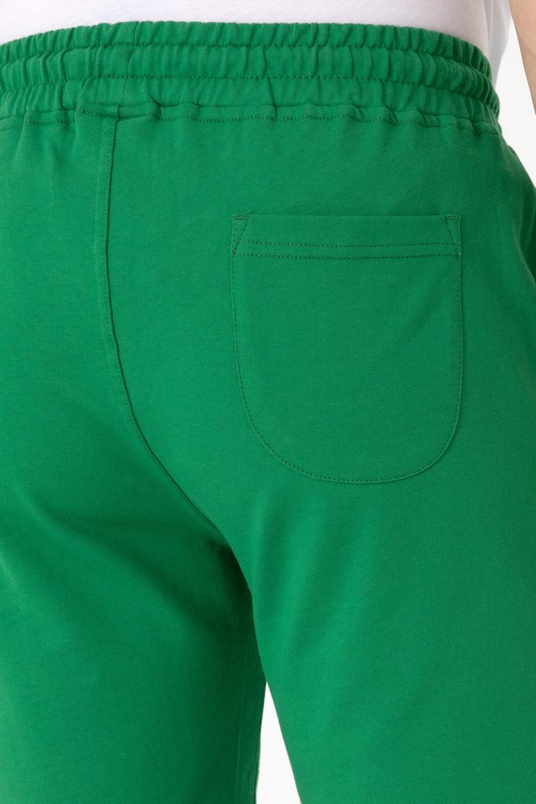 Erkek Yeşil Örme Şort - 50298062029