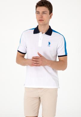 Erkek Regular Fit Polo Yaka Beyaz Tişört - 50299786018