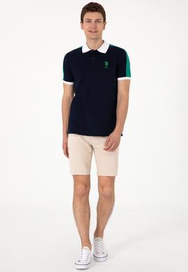 Erkek Regular Fit Polo Yaka Lacivert Tişört - 50299786009