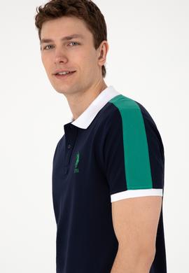 Erkek Regular Fit Polo Yaka Lacivert Tişört - 50299786009