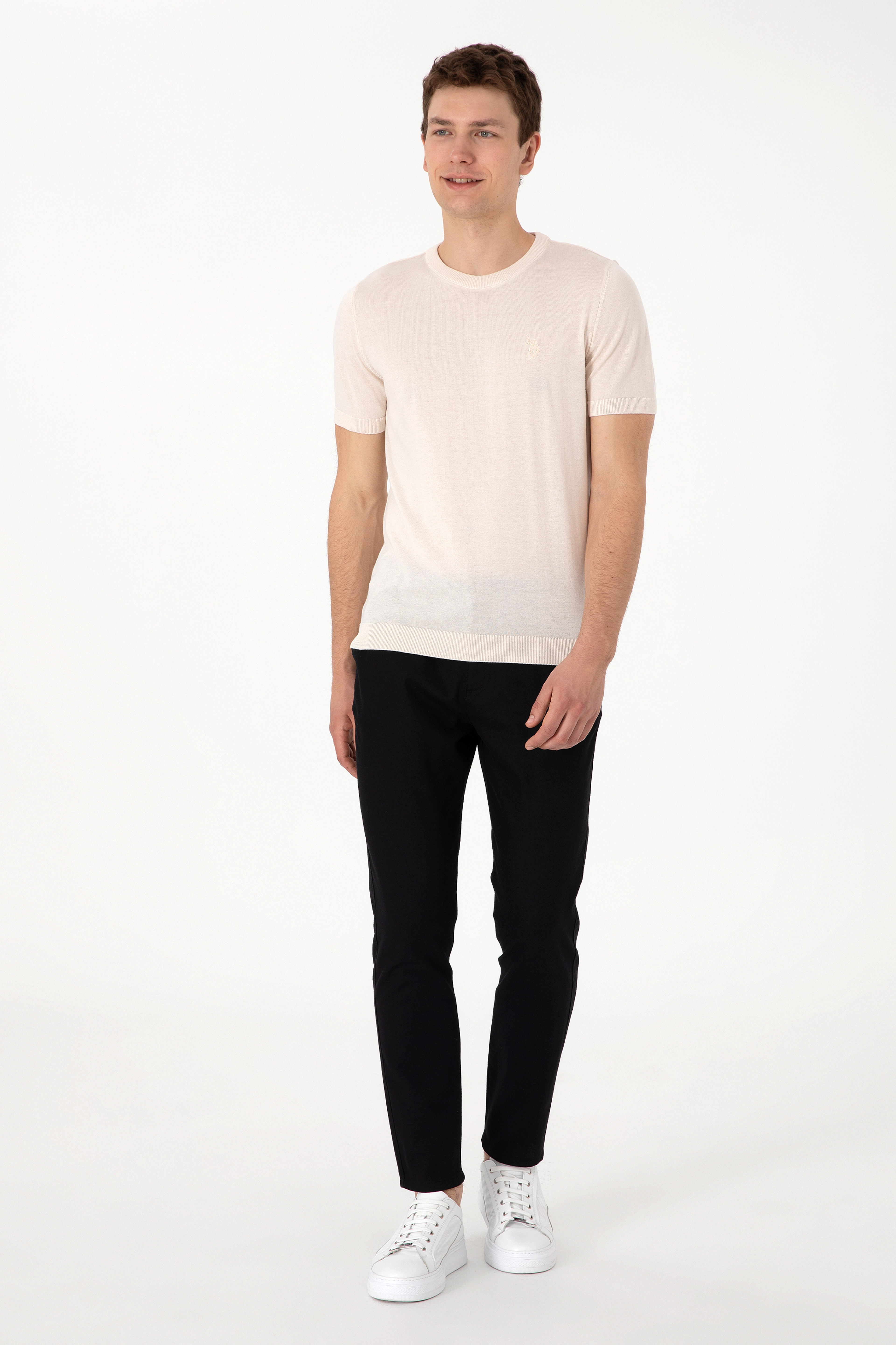 Erkek Carrot Fit Siyah Kanvas Pantolon - Image 3