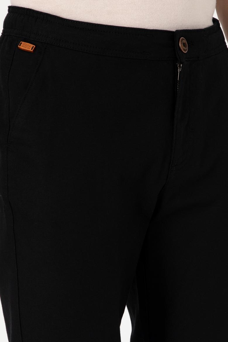 Erkek Siyah Kanvas Pantolon - 50300997144