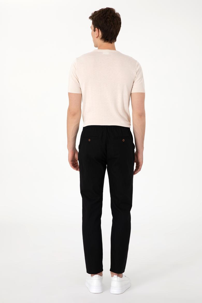 Erkek Siyah Kanvas Pantolon - 50300997144