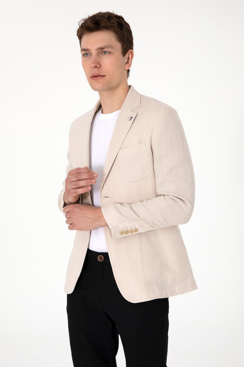 Erkek Koyu Bej Ceket - 50301206166