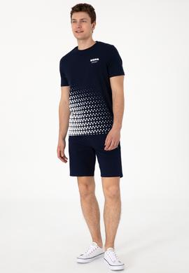 Erkek Lacivert Örme Şort - 50298062019