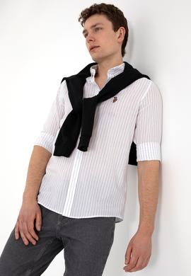 Erkek Beyaz Uzun Kollu Gömlek - 50299577006