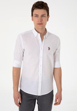 Erkek Beyaz Uzun Kollu Gömlek - 50299577006