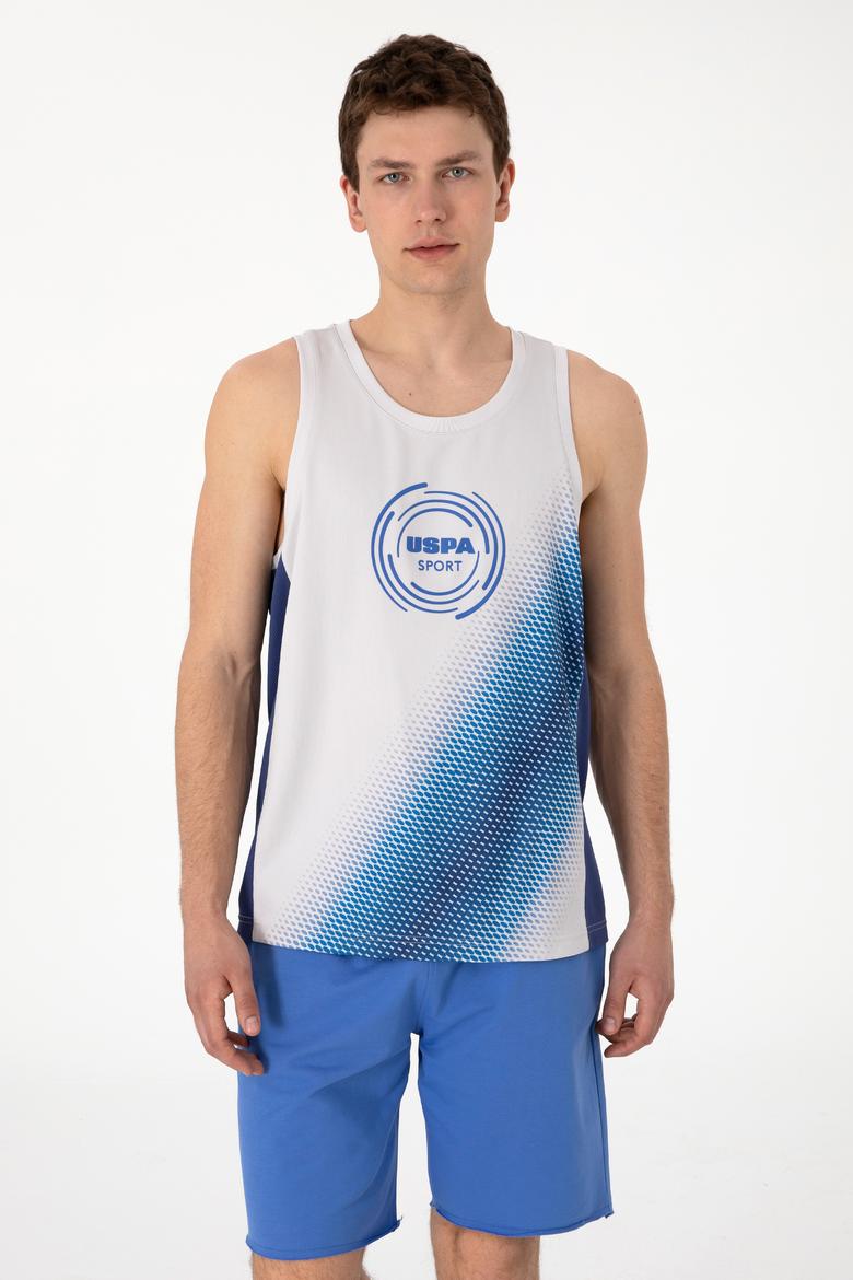 Erkek Regular Fit Bisiklet Yaka Açık Gri Tişört