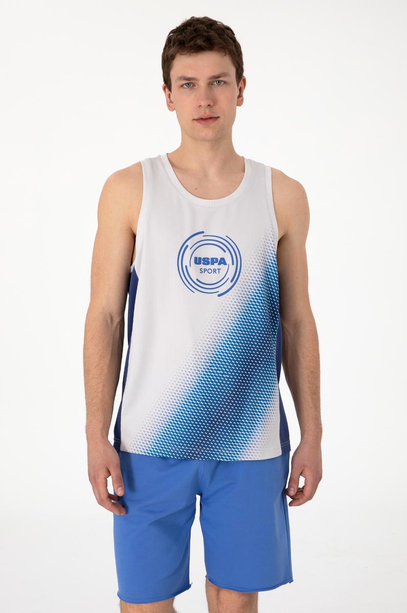 Erkek Regular Fit Bisiklet Yaka Açık Gri Tişört