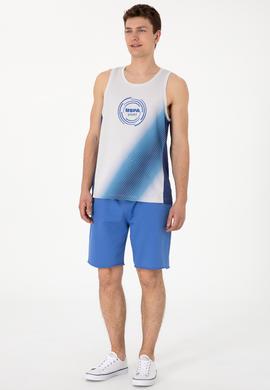 Erkek Regular Fit Bisiklet Yaka Açık Gri Tişört - 50299477007