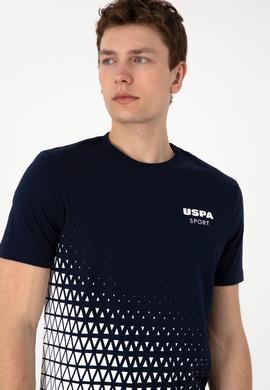 Erkek Regular Fit Bisiklet Yaka Lacivert Tişört - 50300264017