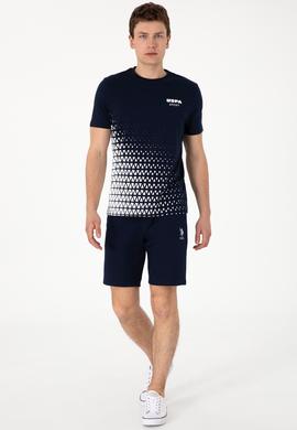 Erkek Regular Fit Bisiklet Yaka Lacivert Tişört - 50300264017