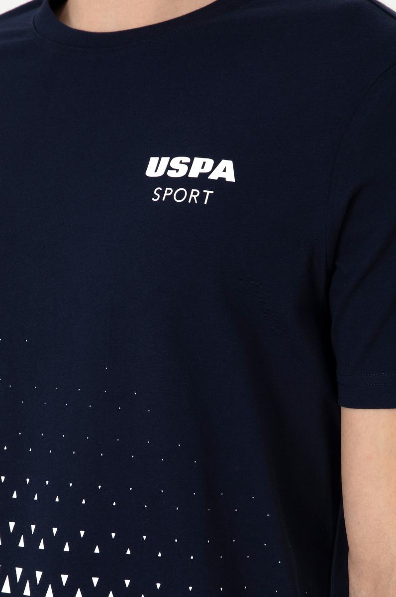 Erkek Regular Fit Bisiklet Yaka Lacivert Tişört