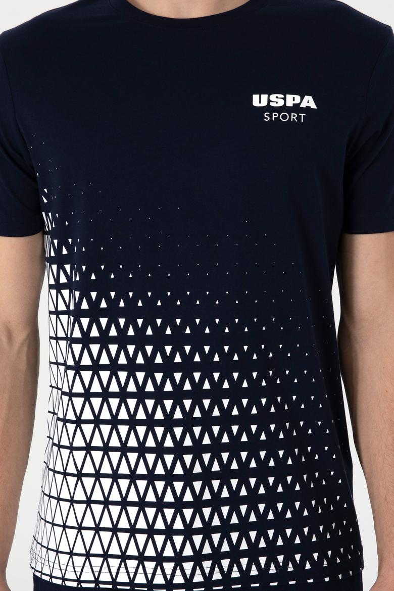 Erkek Regular Fit Bisiklet Yaka Lacivert Tişört - 50300264017