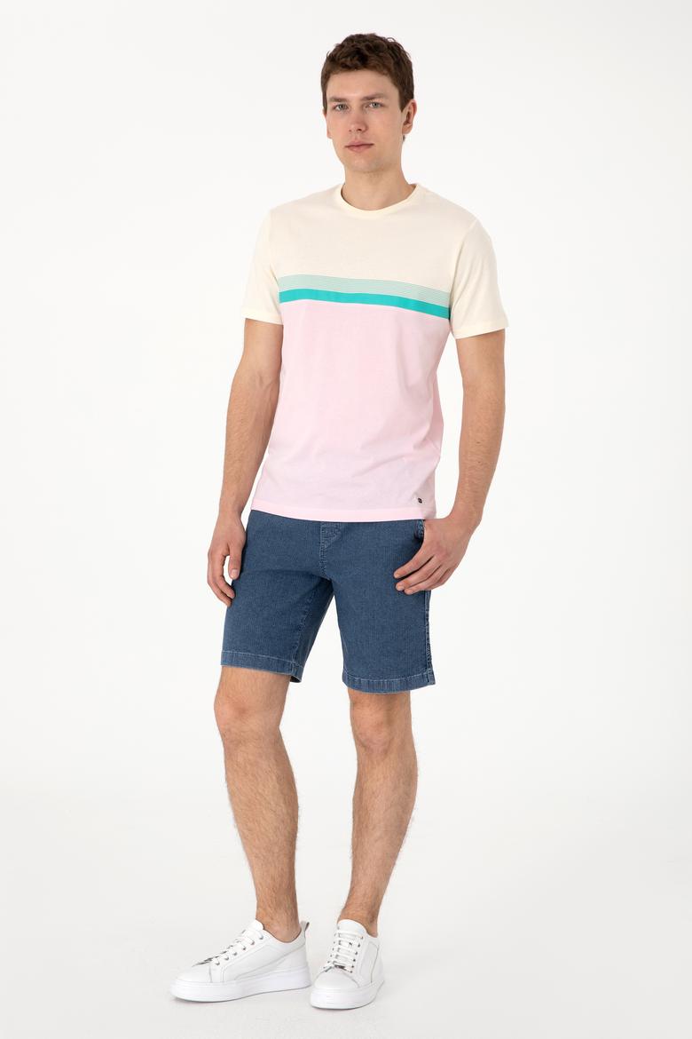 Erkek Mavi Jean Şort - 50304368006