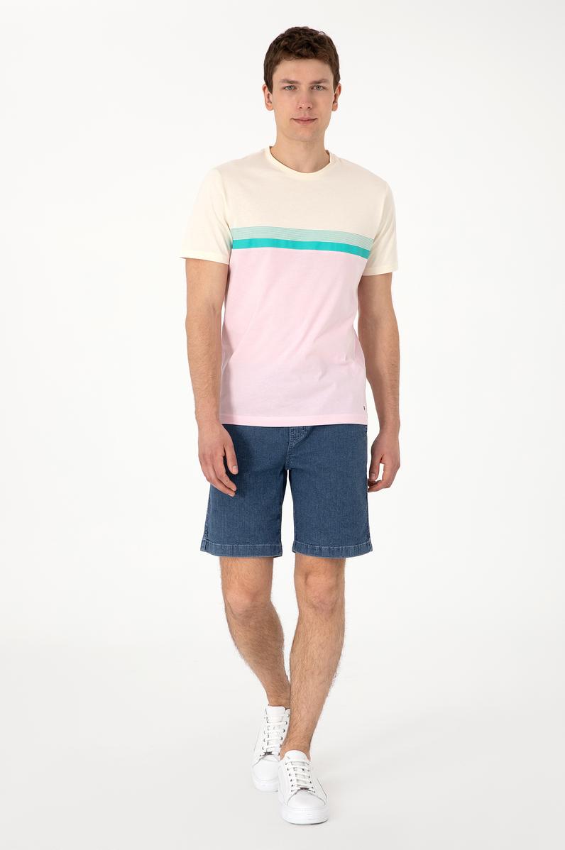 Erkek Mavi Jean Şort