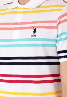 Erkek Regular Fit Polo Yaka Beyaz Tişört - 50306850018