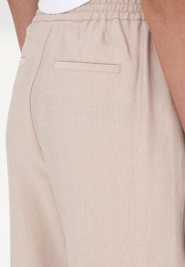 Kadın Bej Looe Relax Fit Kanvas Pantolon - 50309088023