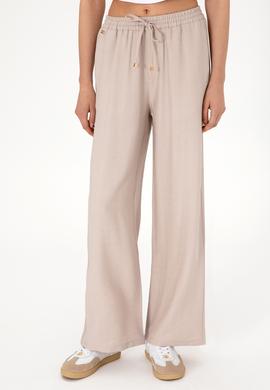 Kadın Bej Looe Relax Fit Kanvas Pantolon - 50309088023