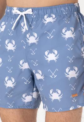 Erkek Mavi Deniz Şortu - 50299766012