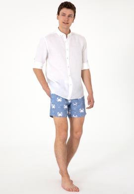 Erkek Mavi Deniz Şortu - 50299766012