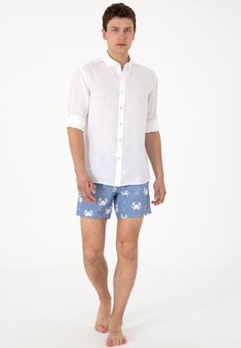 Erkek Mavi Deniz Şortu - 50299766012