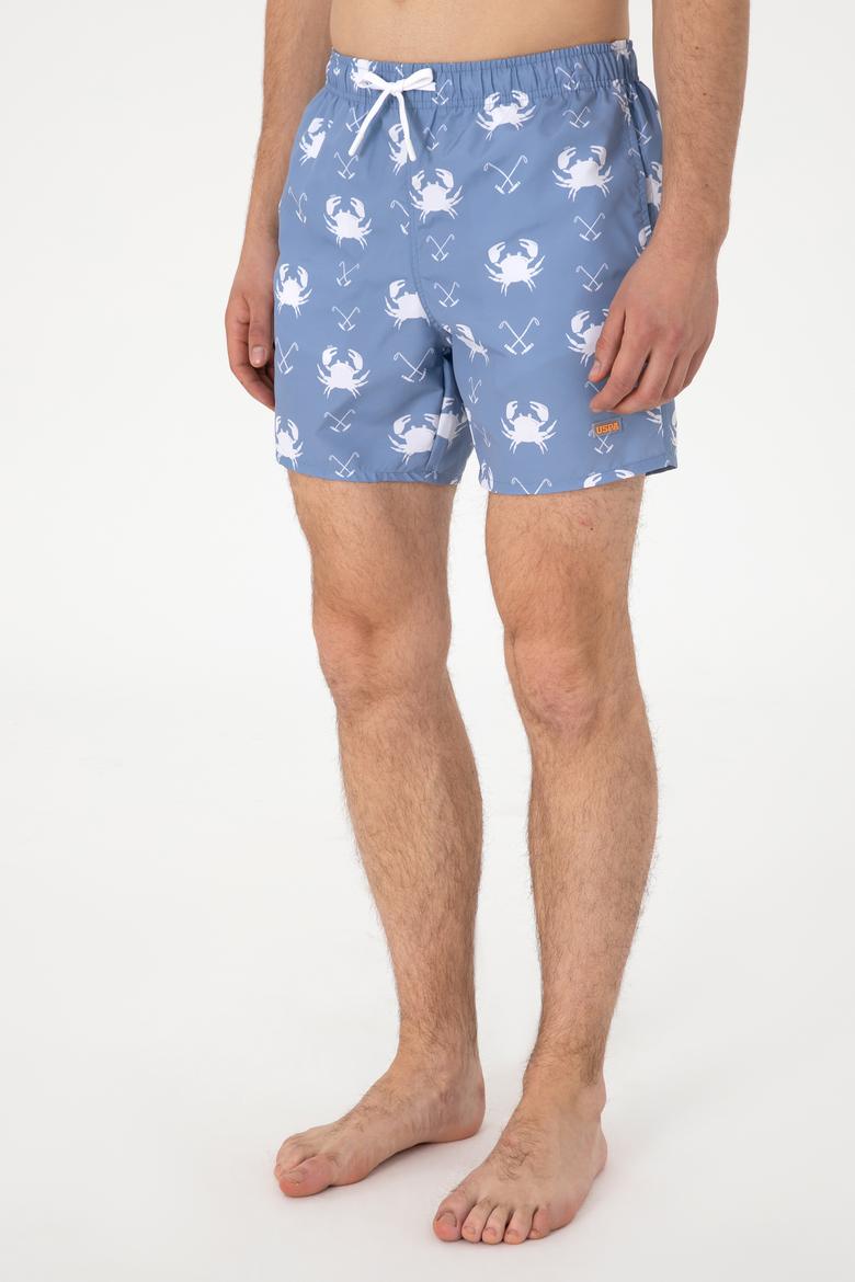 Erkek Mavi Deniz Şortu - 50299766012
