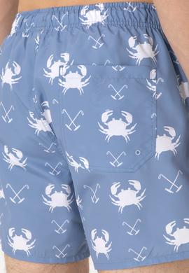 Erkek Mavi Deniz Şortu - 50299766012