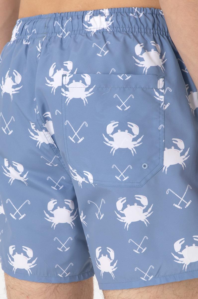 Erkek Mavi Deniz Şortu