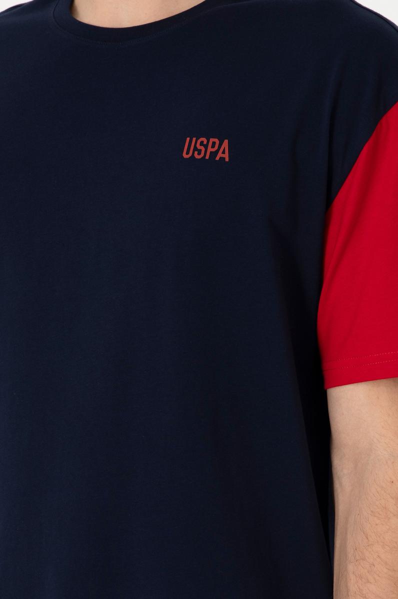 Erkek Comfort Fit Bisiklet Yaka Lacivert Tişört