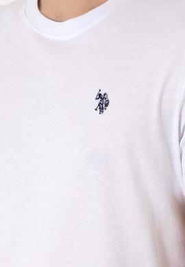 Erkek Regular Fit Bisiklet Yaka Beyaz Tişört - 50306913007