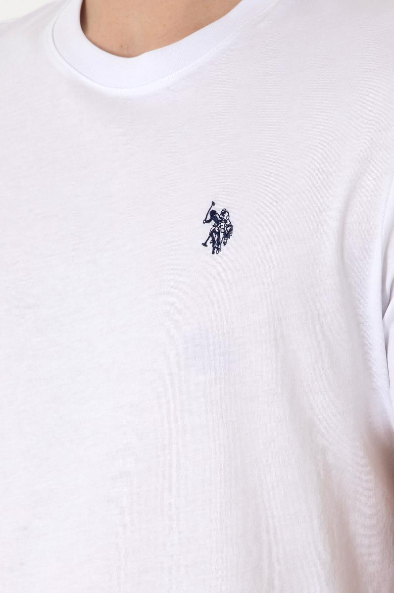 Erkek Regular Fit Bisiklet Yaka Beyaz Tişört