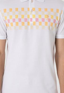 Erkek Regular Fit Polo Yaka Turuncu Tişört - 50300386026