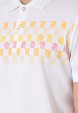 Erkek Regular Fit Polo Yaka Turuncu Tişört - 50300386026