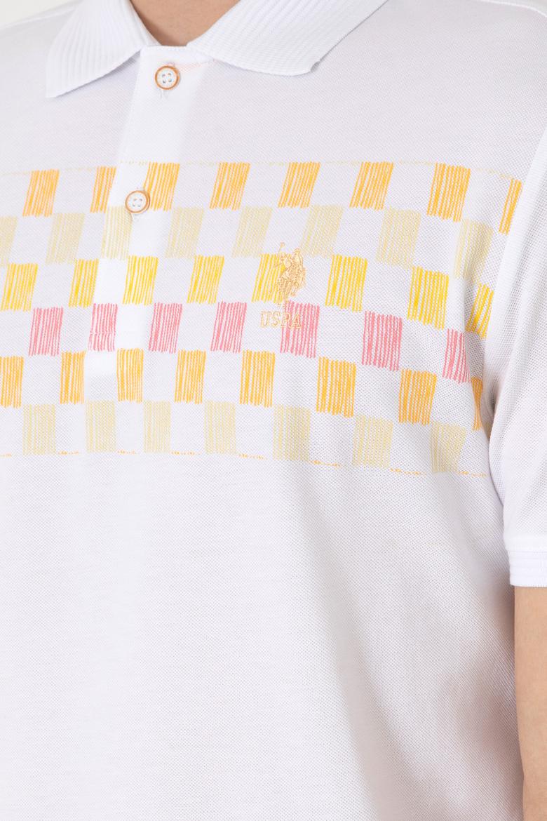 Erkek Regular Fit Polo Yaka Turuncu Tişört - 50300386026