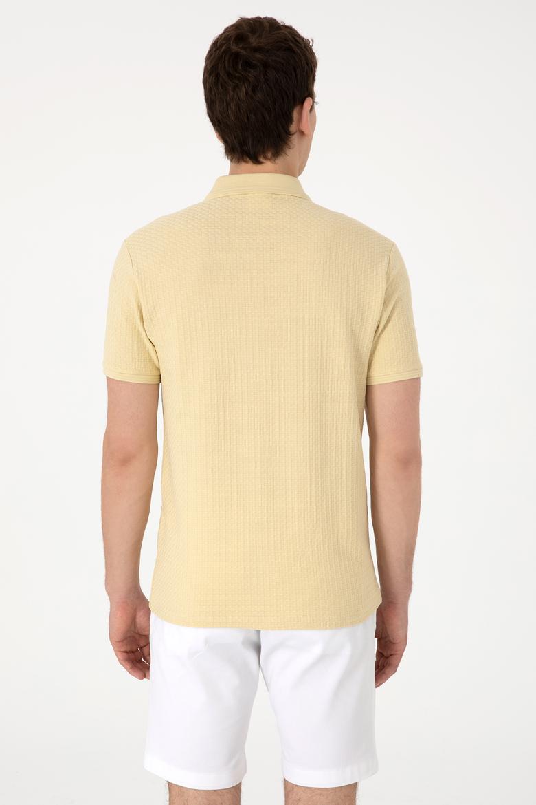 Erkek Regular Fit Polo Yaka Açık Haki Tişört - 50299601020