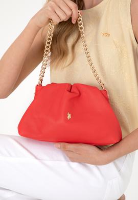 Kadın Nar Çiçeği Kuzu Derisi Kol Çantası - 50318231005