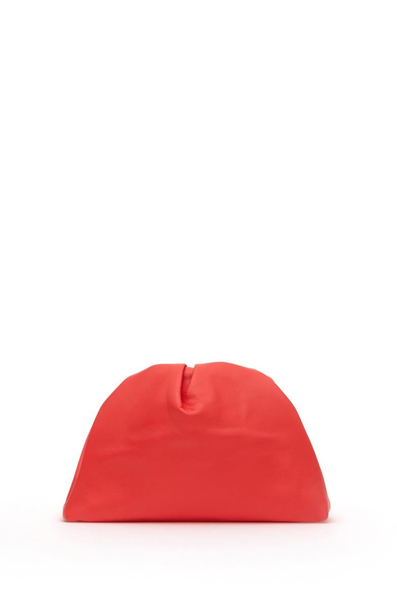 Kadın Nar Çiçeği Kuzu Derisi Kol Çantası - 50318231005