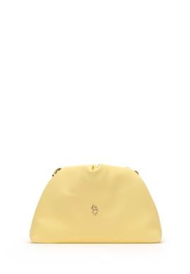 Kadın Sarı Kuzu Derisi Kol Çantası - 50318231004