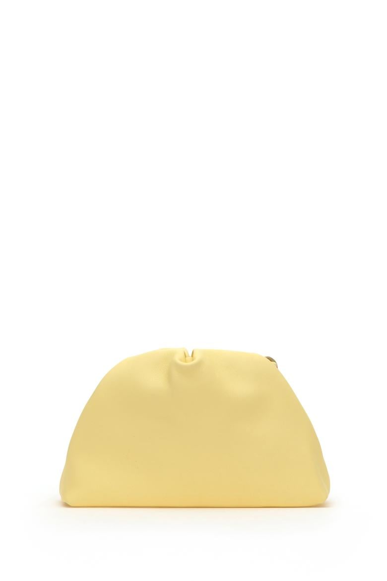 Kadın Sarı Kuzu Derisi Kol Çantası - 50318231004