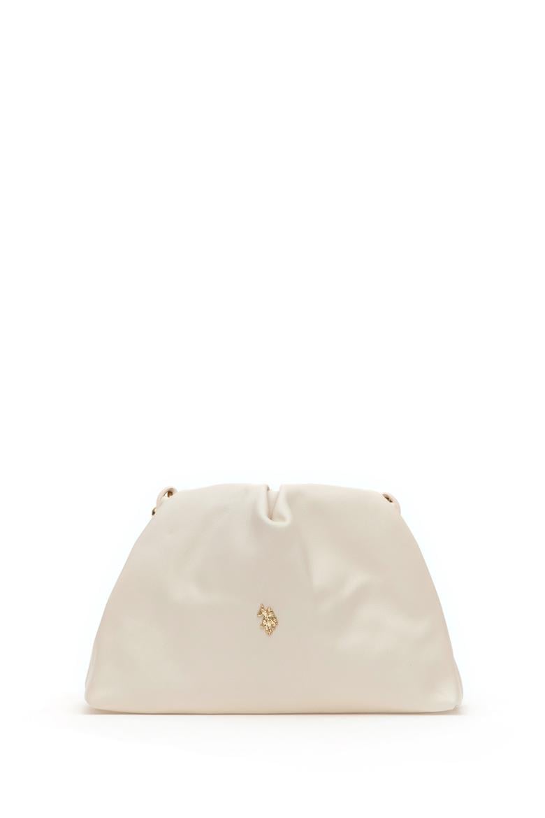 Kadın Beyaz Kuzu Derisi Kol Çantası - 50318231003